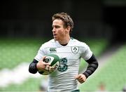 31 October 2014; Ireland's Eoin Reddan in action during an open training session ahead of their Guinness Series Autumn Internationals against South Africa, Georgia and Australia. Ireland Rugby Open Training Session, Aviva Stadium, Lansdowne Road, Dublin. Picture credit: Matt Browne / SPORTSFILE