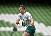31 October 2014; Ireland's Robbie Henshaw in action during an open training session ahead of their Guinness Series Autumn Internationals against South Africa, Georgia and Australia. Ireland Rugby Open Training Session, Aviva Stadium, Lansdowne Road, Dublin. Picture credit: Matt Browne / SPORTSFILE
