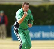 10 May 2007; Ireland captain Trent Johnston celebrates his second wicket against Gloucestershire. ECB Friends Provident One Day Trophy, Ireland v Gloucestershire, Castle Avenue, Clontarf, Dublin. Picture credit: Matt Browne / SPORTSFILE