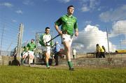 12 May 2007; Limerick captain Brian Geary leads his players out for the start of the game. Allianz National Hurling League, Limerick v Laois,  McDonagh Park, Nenagh, Co. Tipperary. Picture credit: Matt Browne / SPORTSFILE