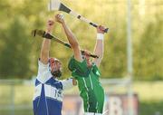12 May 2007; Mike O'Brien, Limerick, in action against Michael McEvoy, Laois. Allianz National Hurling League, Limerick v Laois,  McDonagh Park, Nenagh, Co. Tipperary. Picture credit: Matt Browne / SPORTSFILE