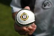 13 May 2007; The new Ulster Council branded sliotar. Guinness Ulster Senior Hurling Championship, Antrim v London, Casement Park, Belfast, Co. Antrim. Picture credit: Russell Pritchard / SPORTSFILE
