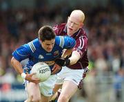 13 May 2007; Shane Mulligan, Longford, in action against Donal O'Donoghue, Westmeath. Bank of Ireland Leinster Senior Football Championship, Longford v Westmeath, Pearse Park, Longford. Picture credit: Ray McManus / SPORTSFILE