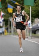 13 May 2007; Killian Lonergan, Clonliffe Harriers A.C, on his way to take third place in the Woodies DIY Sportsworld Dublin 5 Mile Classic Road Race. Walkinstown, Dublin. Picture credit: Tomas Greally / SPORTSFILE
