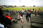 13 May 2007; Joe McEldowney, Derry, heads back to the changing rooms. Guinness Ulster Senior Hurling Championship, Armagh v Derry, Casement Park, Belfast, Co. Antrim. Picture credit: Russell Pritchard / SPORTSFILE