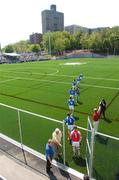 13 May 2007; The New York team make their way out for the start of the match, the new pitch surface consists of entirely synthetic materials. Connacht Football Championship, New York v Sligo, Gaelic Park, The Bronx, New York, USA. Picture credit: Brian Lawless / SPORTSFILE