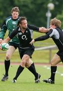 15 May 2007; Ireland's Neil Best, Jerry Flannery and Malcolm O'Kelly in action during squad training. Ireland Rugby Squad Training, University of Limerick, Limerick. Picture credit: Kieran Clancy / SPORTSFILE