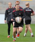 31 October 2014; Ulster's Darren Cave in action during the captain's run ahead of their Guinness PRO12, Round 7, game against Newport Gwent Dragons on Saturday. Ulster Rugby Captain's Run, Kingspan Stadium, Ravenhill Park, Belfast, Co. Antrim. Picture credit: John Dickson / SPORTSFILE