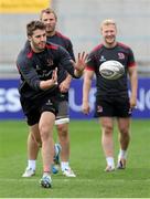 31 October 2014; Ulster's Stuart McCloskey in action during the captain's run ahead of their Guinness PRO12, Round 7, game against Newport Gwent Dragons on Saturday. Ulster Rugby Captain's Run, Kingspan Stadium, Ravenhill Park, Belfast, Co. Antrim. Picture credit: John Dickson / SPORTSFILE
