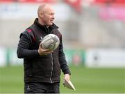 31 October 2014; Ulster head coach Neil Doak during the captain's run ahead of their Guinness PRO12, Round 7, game against Newport Gwent Dragons on Saturday. Ulster Rugby Captain's Run, Kingspan Stadium, Ravenhill Park, Belfast, Co. Antrim. Picture credit: John Dickson / SPORTSFILE