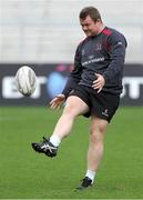 31 October 2014; Ulster's Andrew Warwick in action during the captain's run ahead of their Guinness PRO12, Round 7, game against Newport Gwent Dragons on Saturday. Ulster Rugby Captain's Run, Kingspan Stadium, Ravenhill Park, Belfast, Co. Antrim. Picture credit: John Dickson / SPORTSFILE