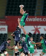31 October 2014; John Muldoon, Connacht, wins possession in a lineout. Guinness PRO12, Round 7, Ospreys v Connacht, Liberty Stadium, Swansea, Wales. Picture credit: Steve Pope / SPORTSFILE