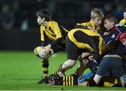 31 October 2014; Action from the half-time mini games featuring Coolmine RFC and Ashbourne RFC. Guinness PRO12, Round 7, Leinster v Edinburgh, RDS, Ballsbridge, Dublin. Picture credit: Pat Murphy / SPORTSFILE
