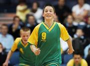 9 May 2007; Niall Lombard, St. Patrick's Castleisland, celebrates at the final whistle. Schools Basketball Second Year Finals, B Boys Final, St. Mary's, Galway v St. Patrick's Castleisland, Kerry, National Basketball Arena, Tallaght, Dublin. Picture credit: Brian Lawless / SPORTSFILE