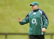 16 May 2007; Head coach Eddie O'Sullivan issues instructions to his players during Ireland squad training. Ireland Rugby Squad Training, University of Limerick, Limerick. Picture credit: Brendan Moran / SPORTSFILE