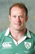 16 May 2007; Frank Sheahan, Ireland. Ireland Rugby Squad Portraits, Castletroy Park Hotel, Limerick. Picture credit: Brendan Moran / SPORTSFILE