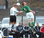 16 May 2007; Arne Feick, Germany, in action against Adam Rooney, Republic of Ireland. Elite Phase Under-19 European Championship, Republic of Ireland v Germany, Dalymount Park, Dublin. Picture credit: David Maher / SPORTSFILE