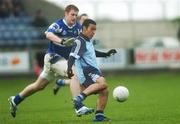 16 May 2007; Ted Furman, Dublin, in action against Donal Kingston, Laois. ESB Leinster Minor Football Championship Quarter-Final, Dublin v Laois, O'Moore Park, Portlaoise, Co. Laois. Picture credit: Brian Lawless / SPORTSFILE