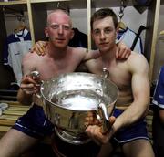 29 April 2007; John Mullane and Jack Kennedy celebrate Waterfords victory. Allianz National Hurling League, Division 1 Final, Kilkenny v Waterford, Semple Stadium, Thurles, Co. Tipperary. Picture credit: Ray McManus / SPORTSFILE