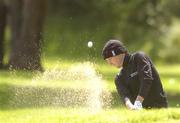 18 May 2007; David Higgins, Ireland, plays from the bunker onto the 9th green during the 2nd Round. Irish Open Golf Championship, Adare Manor Hotel and Golf Resort, Adare, Co. Limerick. Picture credit: Matt Browne / SPORTSFILE
