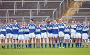 5 May 2007; The Laois team line up before the start of the game. Cadbury All-Ireland U21 Football Final, Cork v Laois, Semple Stadium, Thurles. Photo by Sportsfile
