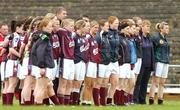 6 May 2007; The Galway team before the start of the game. Suzuki Ladies NFL Division 1 Final, Mayo v Galway, Dr Hyde Park, Roscommon. Photo by Sportsfile
