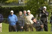 18 May 2007; Paul McGinley, Ireland, plays from the bunker onto the 12th green during the 2nd Round. Irish Open Golf Championship, Adare Manor Hotel and Golf Resort, Adare, Co. Limerick. Picture credit: Matt Browne / SPORTSFILE