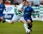 18 May 2007; Ger O'Brien, Shamrock Rovers, in action against Daryl Kavanagh, Waterford United. eircom League of Ireland Premier Division, Shamrock Rovers v Waterford United, Tolka Park, Dublin. Picture credit: Brian Lawless / SPORTSFILE