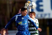 18 May 2007; Vinny Sullivan, Waterford United, in action against Barry Ferguson and goalkeeper Barry Murphy, Shamrock Rovers. eircom League of Ireland Premier Division, Shamrock Rovers v Waterford United, Tolka Park, Dublin. Picture credit: Brian Lawless / SPORTSFILE