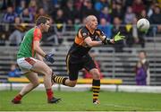 2 November 2014; Kieran Donaghy, Austin Stacks, in action against Fergal Griffin, Mid Kerry. Kerry County Senior Football Championship Final Replay, Austin Stacks v Mid Kerry, Fitzgerald Stadium, Killarney, Co. Kerry. Picture credit: Brendan Moran / SPORTSFILE