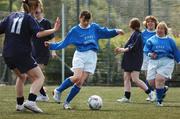 5 May 2007; Kerry Wilson, Carrick Knights, during the Special Olympics Women's Football Cup Competition 2007. AUL Complex, Clonshaugh, Dublin. Picture credit: Ray McManus / SPORTSFILE
