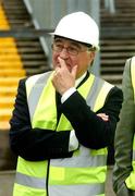 17 May 2007; David Blood, President of the FAI, during a visit to Lansdowne Road Stadium before work commenced on its demolition. Lansdowne Road Stadium, Dublin. Picture credit: Pat Murphy / SPORTSFILE