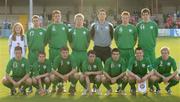 19 May 2007; The Republic of Ireland team. Elite Phase Under-19 European Championship, Republic of Ireland v Hungary, United Park, Drogheda, Co. Louth. Photo by Sportsfile