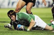 19 May 2007; Ireland's Jonny O'Connor scores a try. Barclays Churchill Cup, Ireland A v Canada, Sandy Park, Exeter, England. Picture credit: Richard Lane / SPORTSFILE
