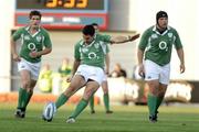 19 May 2007; Ireland's Jeremy Staunton kicks a penalty against Canada. Barclays Churchill Cup, Ireland A v Canada, Sandy Park, Exeter, England. Picture credit: Richard Lane / SPORTSFILE