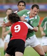 19 May 2007; Ireland's Paul McKenzie is tackled by Morgan Williams, Canada. Barclays Churchill Cup, Ireland A v Canada, Sandy Park, Exeter, England. Picture credit: Richard Lane / SPORTSFILE