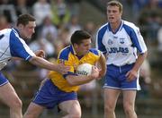 20 May 2007; Gordon Kelly, Clare, in action against Gary Hurney, Waterford. Bank of Ireland Munster Senior Football Championship Quarter-Final, Waterford v Clare, Fraher Field, Dungarvan, Co. Waterford. Picture credit: Matt Browne / SPORTSFILE