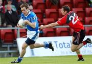 20 May 2007; Sean  Brady, Cavan, in action against Paul Murphy, Down. Bank of Ireland Ulster Senior Football Championship, Preliminary Round Replay, Down v Cavan, Esler Park, Newry, Co. Down. Photo by Sportsfile