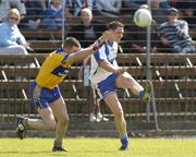 20 May 2007; Gary Hurney, Waterford, in action against Conor Whelan, Clare. Bank of Ireland Munster Senior Football Championship Quarter-Final, Waterford v Clare, Fraher Field, Dungarvan, Co. Waterford. Picture credit: Matt Browne / SPORTSFILE