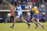 20 May 2007; John Phelan, Waterford, in action against Rory Donnelly, Clare. Bank of Ireland Munster Senior Football Championship Quarter-Final, Waterford v Clare, Fraher Field, Dungarvan, Co. Waterford. Picture credit: Matt Browne / SPORTSFILE