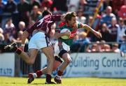 20 May 2007; Conor Mortimer, Mayo, is tackled by Finian Hanley, Galway. Bank of Ireland Connacht Senior Football Championship, Galway v Mayo, Pearse Stadium, Galway. Picture credit: Ray McManus / SPORTSFILE