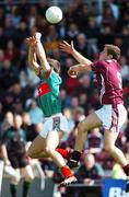 20 May 2007; Niall Coleman, Mayo, in action against Pat Hearte, Galway. Bank of Ireland Connacht Senior Football Championship, Galway v Mayo, Pearse Stadium, Galway. Picture credit: Ray McManus / SPORTSFILE
