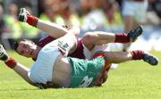20 May 2007; Padraic Joyce, Galway, in action against David Heaney, Mayo. Bank of Ireland Connacht Senior Football Championship, Galway v Mayo, Pearse Stadium, Galway. Picture credit: Ray Ryan / SPORTSFILE