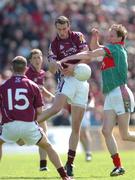 20 May 2007; Joe Bergin, Galway, in action against James Nallen, Mayo. Bank of Ireland Connacht Senior Football Championship, Galway v Mayo, Pearse Stadium, Galway. Picture credit: Ray Ryan / SPORTSFILE