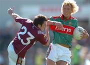 20 May 2007; Ciaran McDonald, Mayo, in action against Diarmuid Blake, Galway. Bank of Ireland Connacht Senior Football Championship, Galway v Mayo, Pearse Stadium, Galway. Picture credit: Ray Ryan / SPORTSFILE