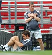 20 May 2007; Republic of Ireland's Joe Gamble, right, and Alan Bennett during squad training. Republic of Ireland Squad Training, Mont Clair University, Secaucus New Jersey, USA. Picture credit: David Maher / SPORTSFILE