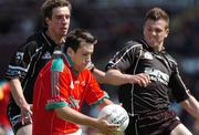 20 May 2007; Alan Costello, Mayo, in action against Eoin McHugh, Sligo. Connacht Junior Football Championship Final, Mayo v Sligo, Pearse Stadium, Galway. Picture credit: Ray McManus / SPORTSFILE