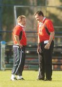 21 May 2007; Ireland head coach Eddie O'Sullivan with Niall O'Donovan, right, assistant coach, during squad training. Centro Naval, Buenos Aires, Argentina. Picture credit: Pat Murphy / SPORTSFILE