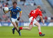 20 May 2007; J.P. Dalton, Wicklow, in action against Ray Finnegan, Louth. Bank of Ireland Leinster Senior Football Championship, Louth v Wicklow, Croke Park, Dublin. Picture credit: Brian Lawless / SPORTSFILE