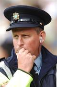 20 May 2007; Dublin manager Paul Caffrey on duty as a member of An Garda Síochána at the match. Bank of Ireland Leinster Senior Football Championship, Louth v Wicklow, Croke Park, Dublin. Picture credit: Brian Lawless / SPORTSFILE